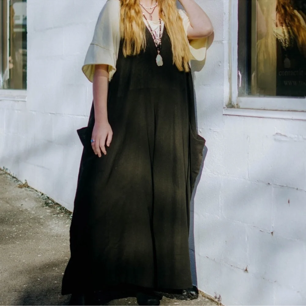 🌙 Kantha Bae Khadi Harmony Billowy Jumpsuit - Free Size - Picture 2 of 7